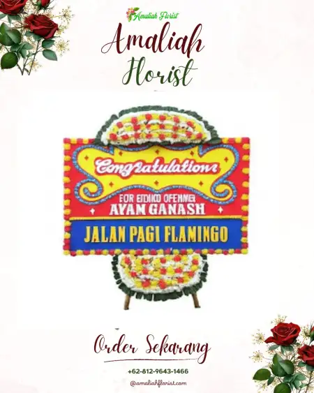 Sewa Papan Bunga Bondol